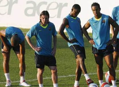 Henry, Messi, Eto'o y Ronaldinho