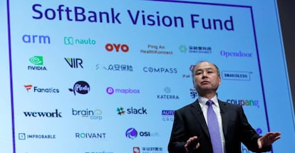 El CEO de Softbank, Masayoshi Son, durante uan conferencia de prensa en Tokio el pasado noviembre.