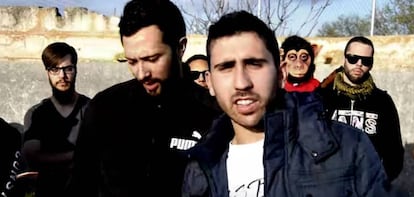 Rapper Valtonyc in a screenshot from a video on his YouTube channel.