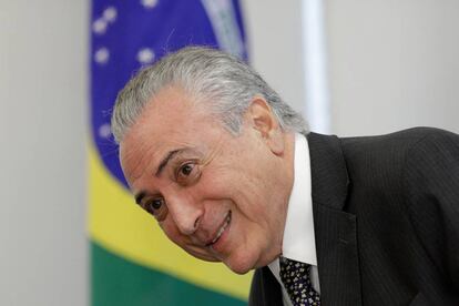 Temer, nesta quinta-feira. 