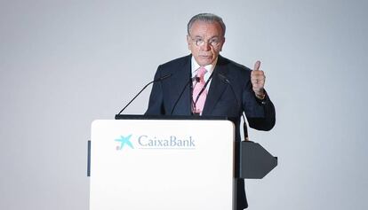 El presidente de CaixaBank, Isidro Fainé.