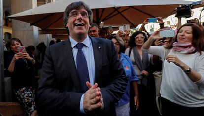 El expresidente catal&aacute;n Carles Puigdemont. 