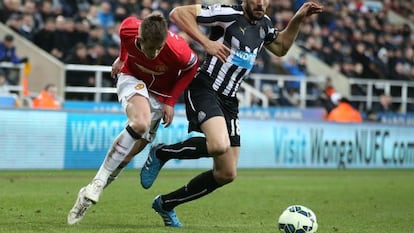 Jon&aacute;s Guti&eacute;rrez en un partido con el Newcastle el pasado 4 de marzo.