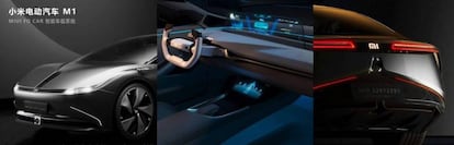 Renders del coche eléctrico de Xiaomi