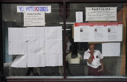centros de votación en La Habana este domingo.