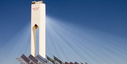 Planta solar de Abengoa.