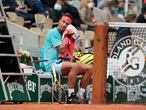 Rafael Nadal (ESP) during the Roland Garros 2020, Grand Slam tennis tournament, on September 30, 2020 at Roland Garros stadium in Paris, France - Photo Stephane Allaman / DPPI
AFP7 
30/09/2020 ONLY FOR USE IN SPAIN