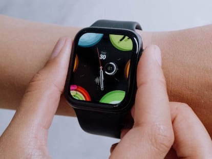 Pantalla de un Apple Watch