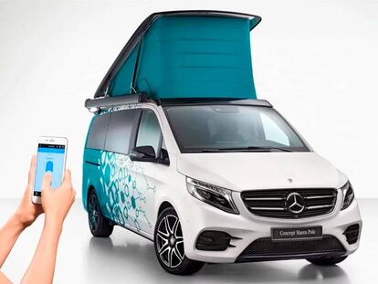 Mercedes presenta una Camper donde “todo” se controla con el móvil