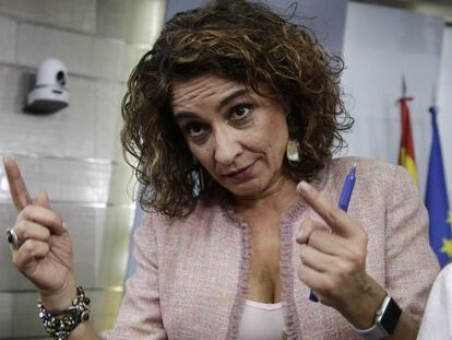 Maria Jesús Montero, ministra en funciones de Hacienda y Administraciones públicas