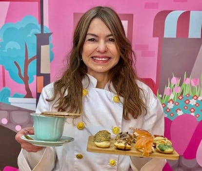 La dueña de HollandBite, Rosa Sánchez, en su local de Madrid, en una foto cedida.