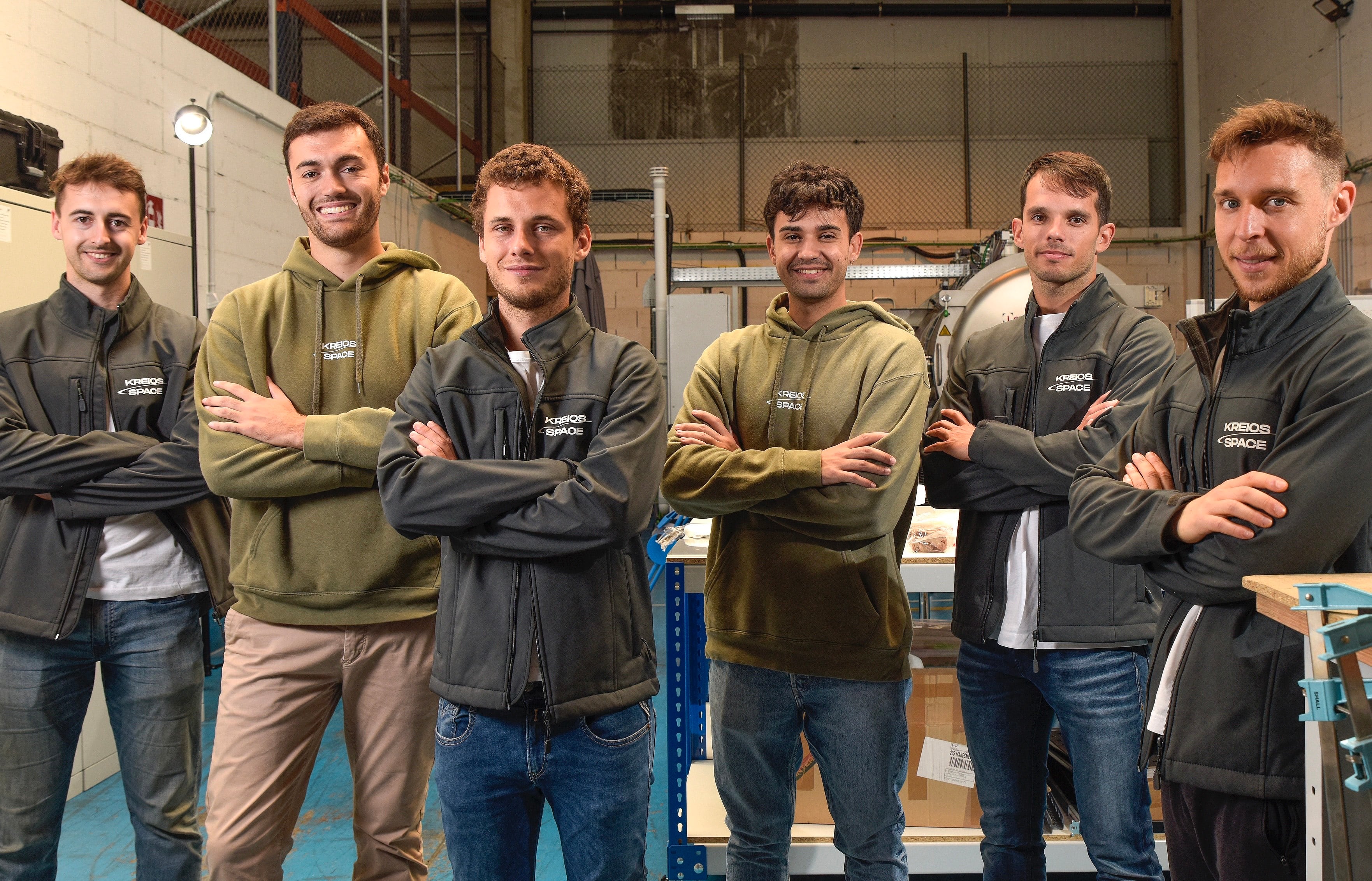 Los fundadores de Kreios Space.