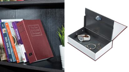 caja fuerte camuflada, caja fuerte amazon, libro caja fuerte, libro caja decoracion