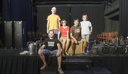 El nou equip del Teatre del Raval, a Gandia.