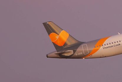 Uno de los aviones del turoperador Thomas Cook