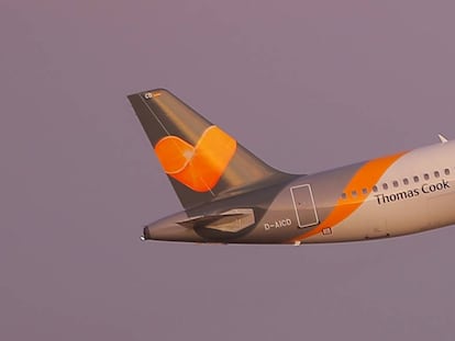 Uno de los aviones del turoperador Thomas Cook