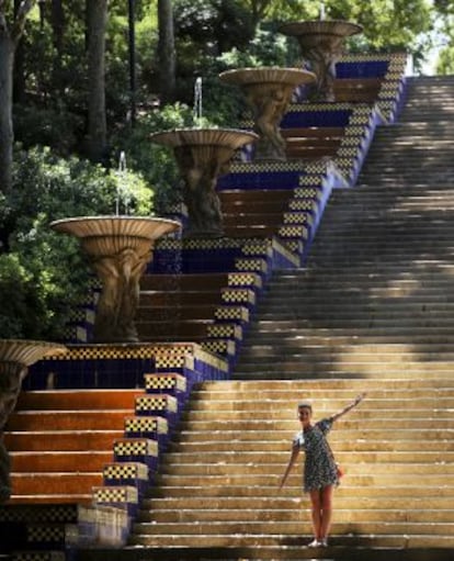 Escaleras en Montjuïc, Barcelona