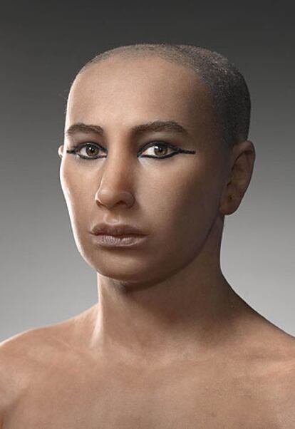 El nuevo rostro de Tutankamón.