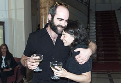 Luis Tosar y Laia Marull, Concha de Plata al mejor actor y mejor actriz por la película <i>Te doy mis ojos.

 </i>/