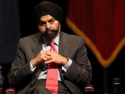 Ajay Banga, candidato a la presidencia del Banco Mundial, en una conferencia de seguridad digital en 2015.