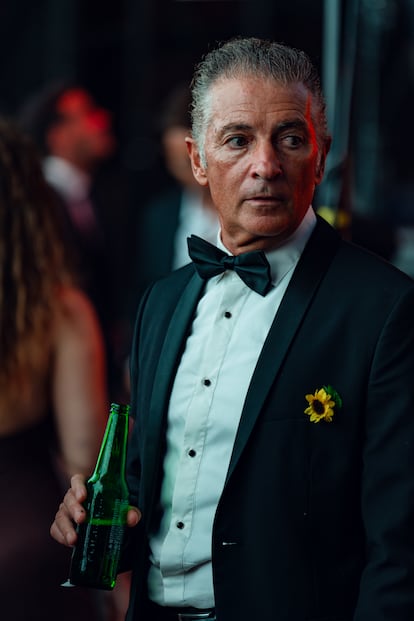 Javier Banderas, el hermano de Antonio Banderas, fue el otro representante del actor en la gala marbellí. 