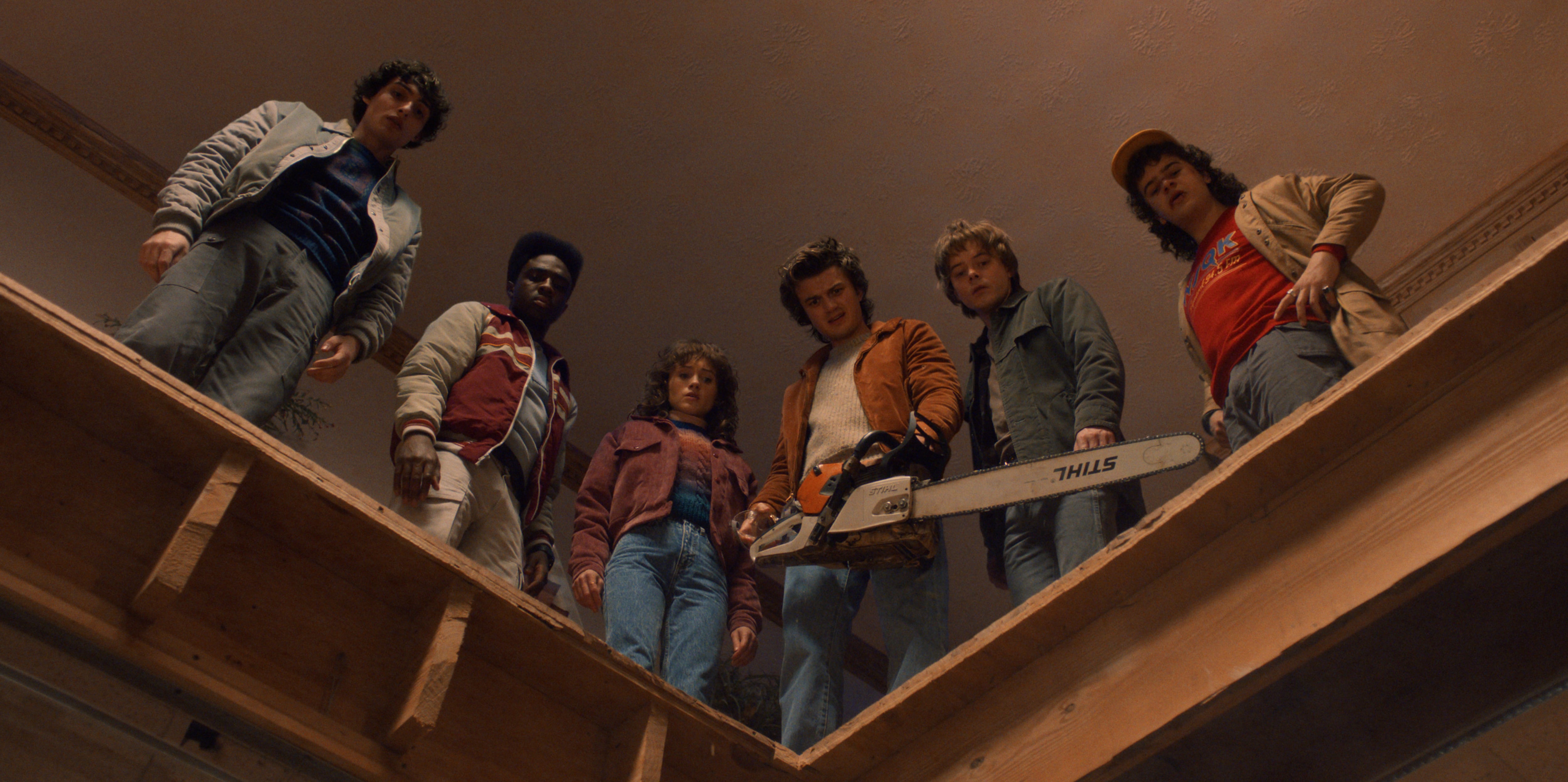 Los protagonistas de 'Stranger Things', en una imagen de la quinta temporada de la serie.
