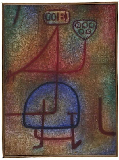 'La bella jardinera', 1939. Óleo y pintura al temple sobre lienzo. Centro paul Klee de Berna.