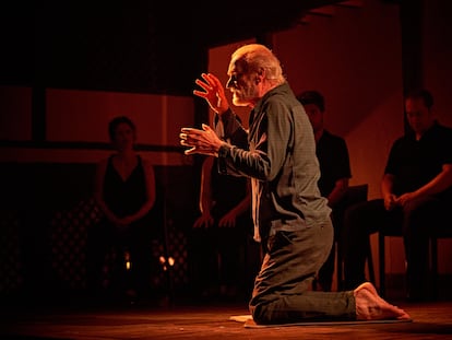 Una escena de la obra de teatro 'El templo vacío'.