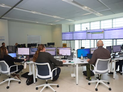 Una de las sala de trabajo de la EUIPO, ubicada en Alicante.