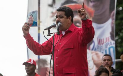 Nicolás Maduro este martes en Caracas.