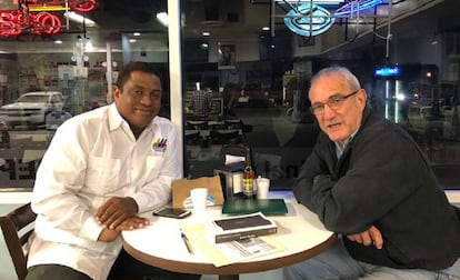 José Antonio Colina y Alexis Ortiz, en Miami.