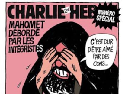 Portada de 'Charlie Hebdo' en 2006 en la que aparece una caricatura de Mahoma.