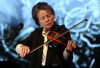 Laurie Anderson, en Berlín en 2017.