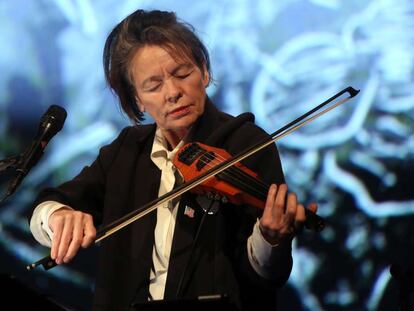 Laurie Anderson, en Berlín en 2017.