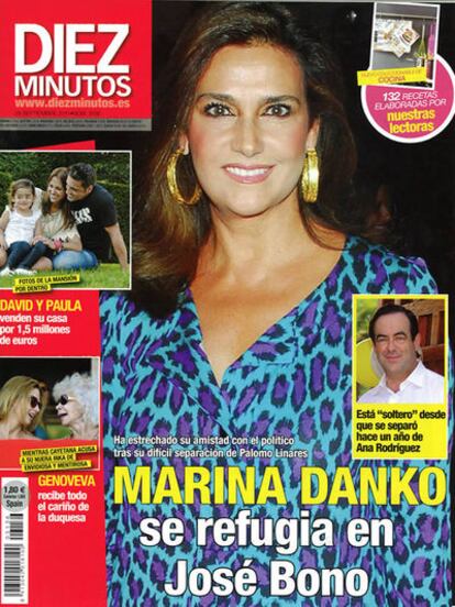 Portada de la revista <i>Diez Minutos</i>, del 21 al 28 de septiembre de 2011