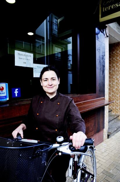 Teresa Cabarcos Ramil, chef del restaurante Casa Teresa, en As Pontes (A Coruña).