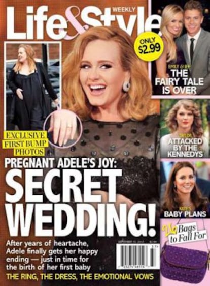 Las primeras fotos de Adele embarazada