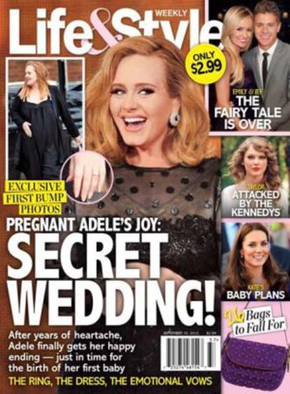 Las primeras fotos de Adele embarazada