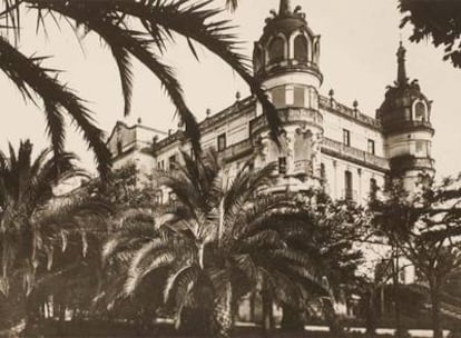 Imagen del Gran Hotel de La Toja de su archivo histórico.