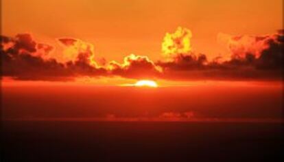 Atardecer en Tijarafe, La Palma.