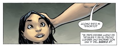 Fragmento del cómic "Ana" de Guillermo Arriaga y Humberto Ramos.