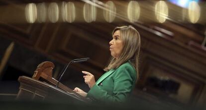 La ministra de Sanidad, Ana Mato, en el Congreso de los Diputados.