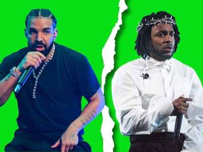 Drake and Kendrick Lamar, two massive figures (and rivals) in hip-hop.