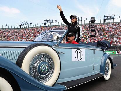 Sergio P&eacute;rez, el pasado 30 de cotubre, dirante el Gran Premio de M&eacute;xico de F&oacute;rmula 1.