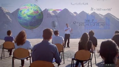 Fotograma del vídeo promocional de la UIB.