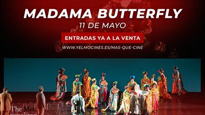 Cartel promocional de la ópera 'Madama Butterfly', que podrá verse en Cines Yelmo el 11 de mayo.
