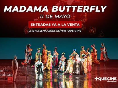 Cartel promocional de la ópera 'Madama Butterfly', que podrá verse en Cines Yelmo el 11 de mayo.