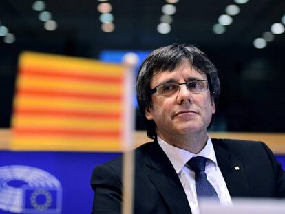 Carles Puigdemont en Bruselas.