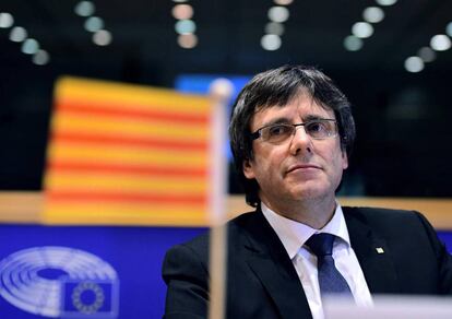 Carles Puigdemont en Bruselas.