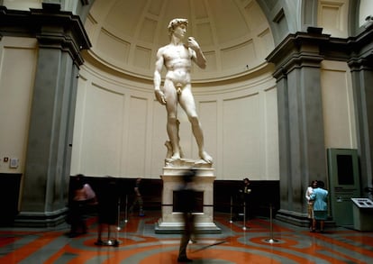 'David', by Michelangelo in Florence, Italy.